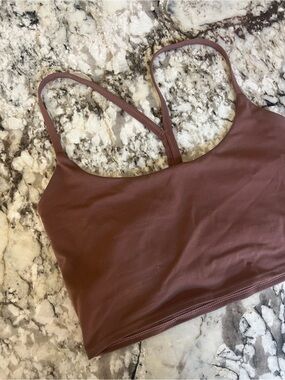 Glyder Mauve Brown Cropped Tank Top